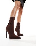 Simmi London Larisay Ankle Boot in Brown