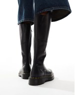 Amaayah hi riding boots in black leather