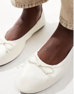 Cotton On smooth vanilla classic ballet pumps