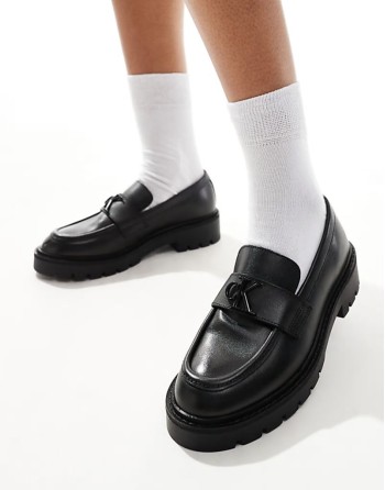 flatform loafer in black